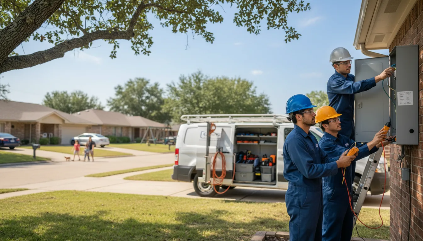 Certified electrician providing emergency electrical services in Chantilly, VA